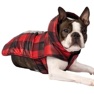 Silver Paw - Jackson - Plaid Dog Jacket